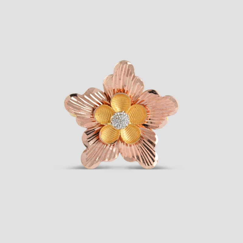 Flower Rodium Ring